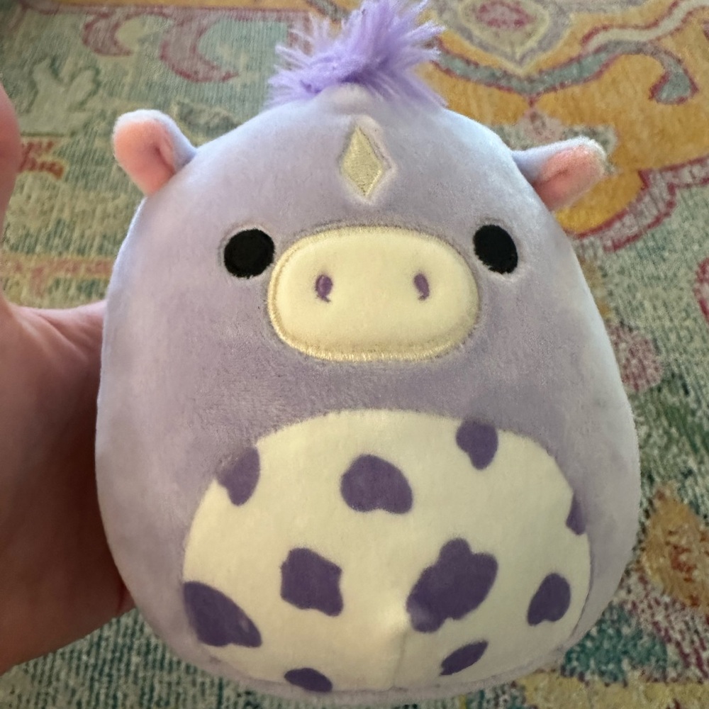 5” Meadow Squishmallow horse purple no tag